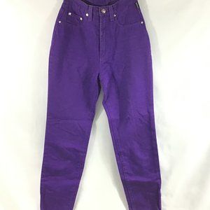 Versace Signature  Women's Cotton purple jeans Size 27 made in Italy